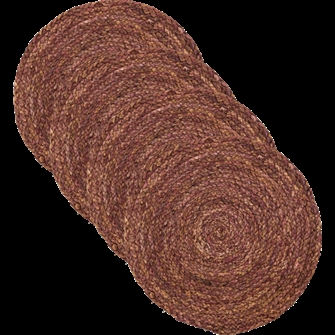 Dækkeserviet HDCircle Rose taupe pk4 fra House Doctor